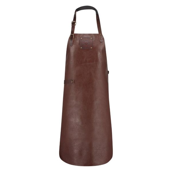TABLIER en cuir FULL GRAIN CHOCOLAT